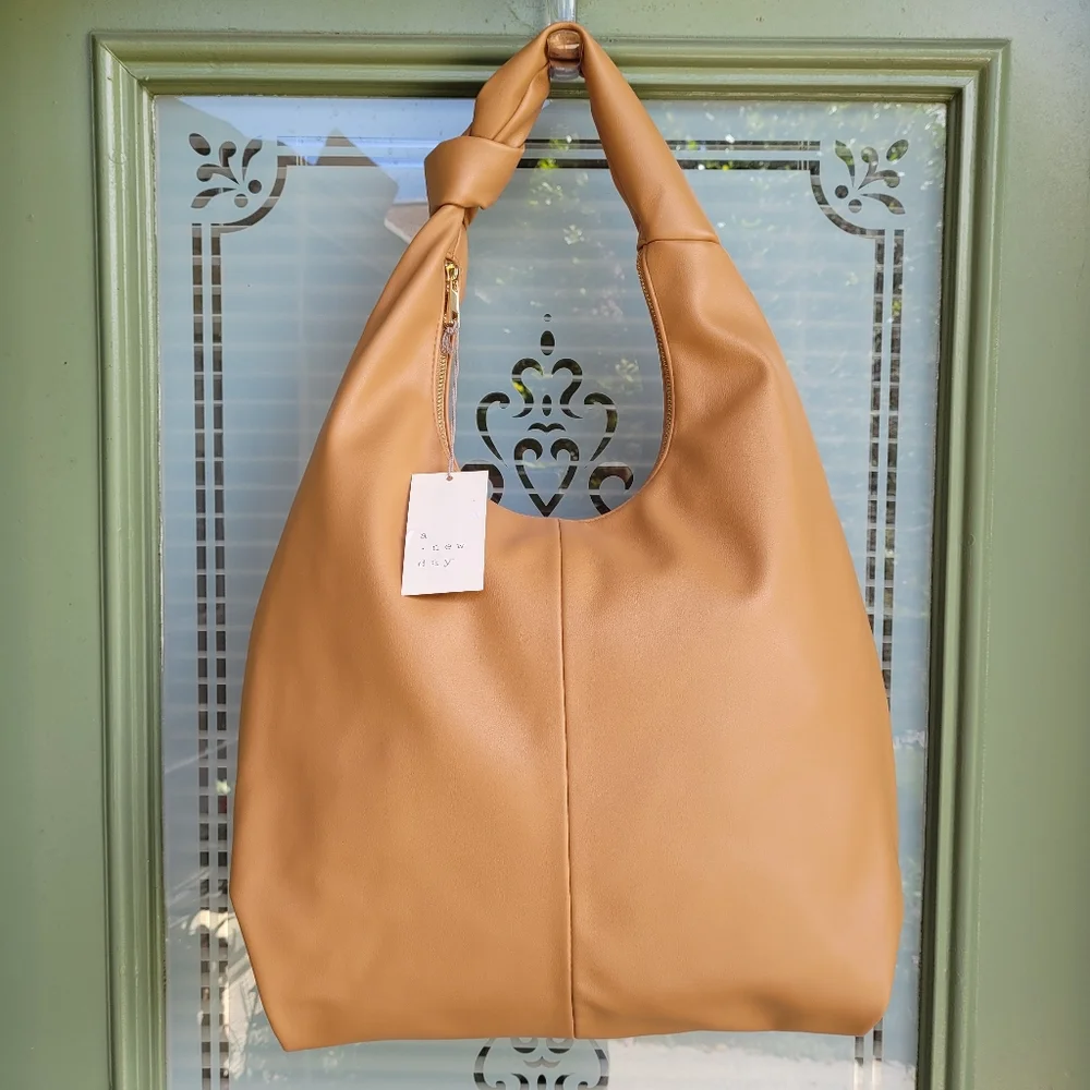 A NEW DAY Knotted Shoulder Bag in Caramel Purse - Picture 5 of 5